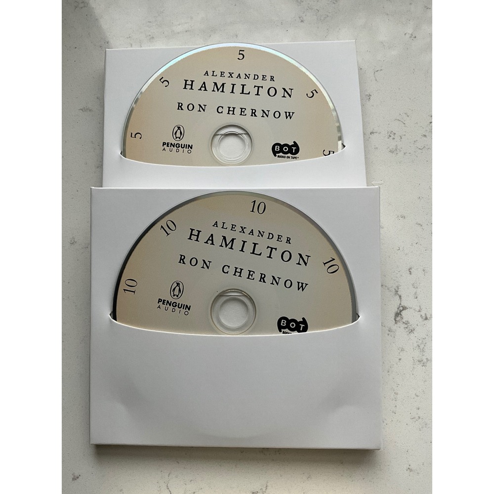 Alexander Hamilton by‎ Ron Chernow Abridged Audiobook 10 CD Set Penguin Audio - Picture 3 of 4